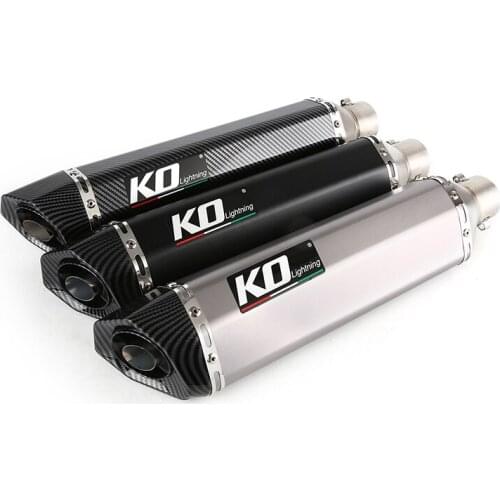 Motorcycle 51mm Inner Exhaust Pipe Universal Stainless Steel Muffler Escape Removable DB Killer for F800GS YZF-R3 CBR500/300R