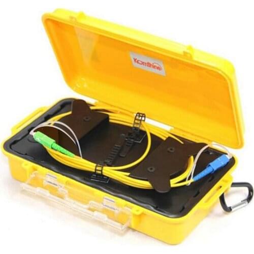 High Quality SC APC-SC UPC OTDR Launch Cable Box 1KM OTDR Test extension line single mode optical fiber tester Free shipping