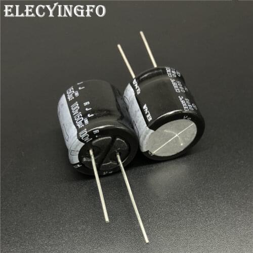 2Pcs/10Pcs 150uF 100V150uf ELNA RJJ Series 18x20mm 100V150uF Low Impedance High Reliability Audio Capacitor