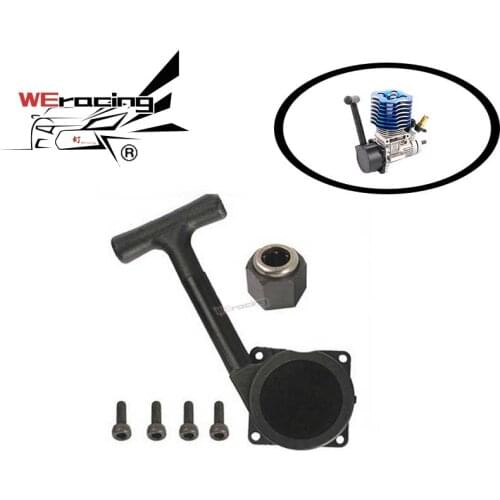 1PCS New Pull Starter Recoil Start Kit For RC 1/10 HSP 94122/94188 R025 R020 HSP 18 RC Nitro Vertex VX Engine F159