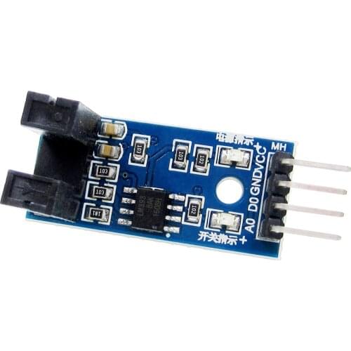 10pcs IR Infrared Slotted Optical Speed Measuring Sensor Optocoupler Module For Motor Test PIC AVR