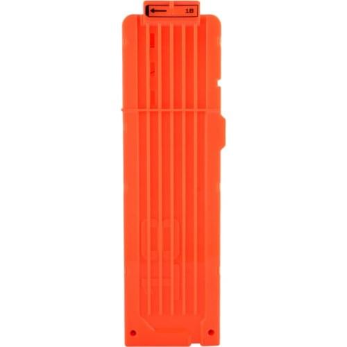 Soft Bullet Clips For Nerf Toy Gun 18 Bullets Ammo Cartridge Dart For Nerf Gun Clips - Orange