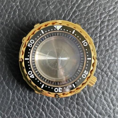 PVD Tuna SBBN031 Diver Watch Seiko Modified Suitable For SBBN015 Fit NH35 NH36 Movement Sapphire Crystal 20ATM Water Resustant