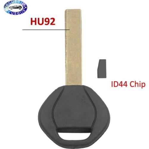 Transponder Key Shell Case Fob for BMW MINI with ID44 Chip HU92 Blade