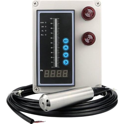 1set 4-20MA Output Integral Liquid Oil Water Level Sensor Probe Transmitter