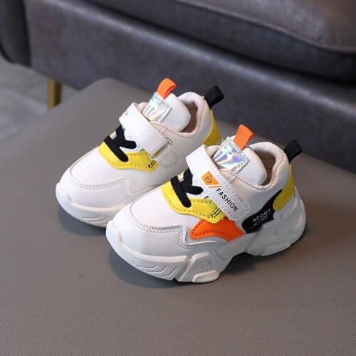 Baby Shoes Cute Infant Boys Girls Shoes Soft-Soled Children Running Shoes Non-Slip Kids Sneakers Mixed Color SMD018