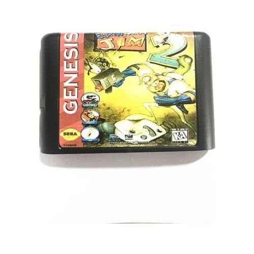 Earthworm Jim 2 For Sega Mega drive 16 bit MD Games Card For Sega Mega Drive For Genesis