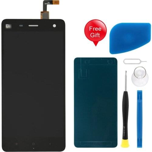 5.0" IPS Display For xiaomi Mi4 LCD Display LCD Touch Screen Digitizer for Xiaomi Mi 4 No Frame with Free Tape and Tools Set