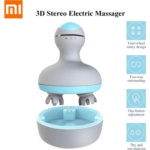 Original Xiaomi Mijia MINI Head Massager 3D Stereo Massage Wet And Dry 6 Kinds Massage Manual Massage Instrument Smart Home 2