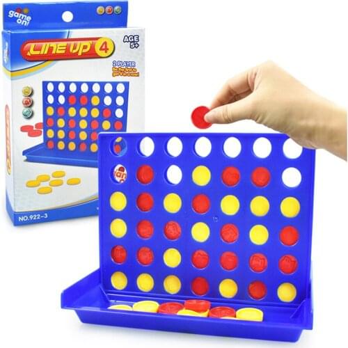 Newest Connect 4 Game Classic Master Foldable Kids Children Line Up Row Board Puzzle Toys Gifts Board Game