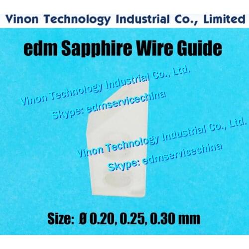 Ø0.30mm Sapphire Wire Guide A103 4EC80A422-1 for Makino EE3,EE6,EE8,EQF5,U32,U53 wire cut edm machines. M akino 4EC.80A.422