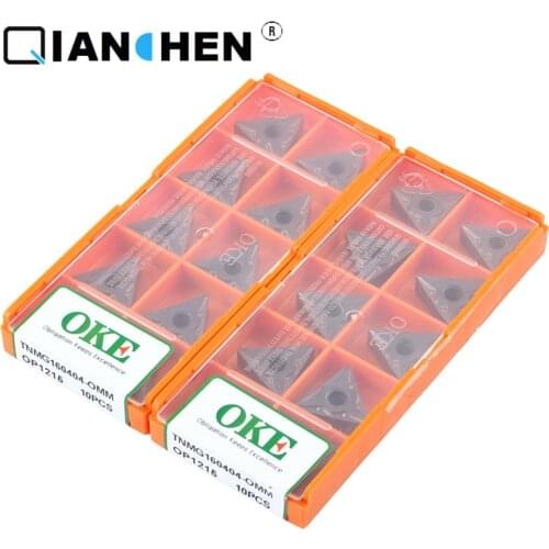 Original quality OKE 10pcs/lot high precision high performance high strength CNC TNMG160404-OMM OP1215 industry carbide inserts