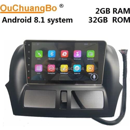 Ouchuangbo 10.1 inch touch screen car audio video gps radio for FAW Besturn X80 support 4 core 2+32 1080P USB android 8.1 OS