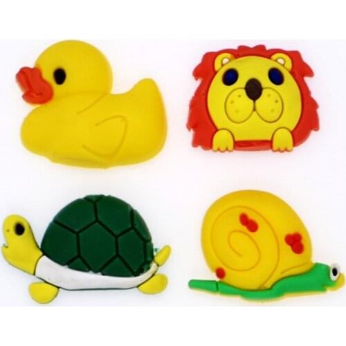 Mixed Animals Bowknot Varied Balls Cars Mushroom Strawberry Rainbow Real 3D Summer Hole Sandal Decorations