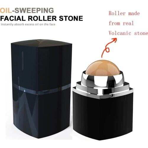 Face Oil Absorbing Roller Volcanic Stone Blemish Remover Mini Facial Shiny Changing Pores Oil Removal Massage oil absorbing ball