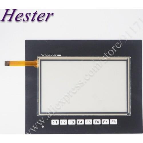 HMIGTO3510 Touch Screen Glass Panel Digitizer for Schneider HMIGTO3510 Touchscreen + Front Overlay Protective Film
