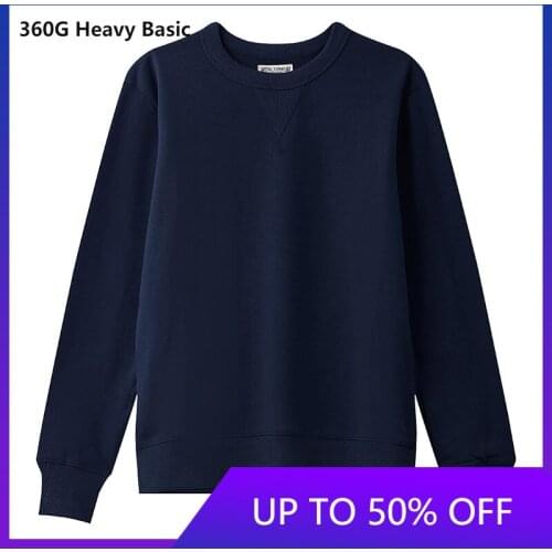 Hoodies Women Cotton Casual Long Sleeve Top Couple Clothes Sweatshirts Vintage Heavy Basic