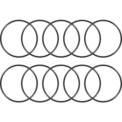 Uxcell O-Rings Nitrile Rubber 133mm x 140mm x 3.5mm Seal Rings Sealing Gasket 10pcs