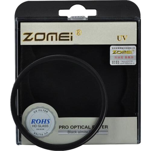ZOMEI 40.5/49/52/55/58/62/67/72/77/82/86mm Genuine Ultra-Violet UV Filter Lens Protector for Canon Nikon camera
