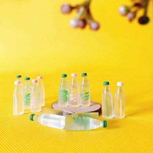 10 pcs drinks wine bottles/miniatures food/dinnerware/artificial/fairy garden gnome/terrarium/bonsai/figurine/doll house decor