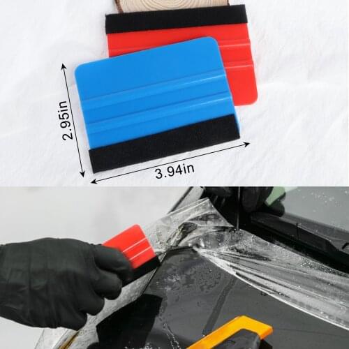 2PCS Car Foil Square Scraper Vinyl Wrap Applique Scraper Tool Kit
