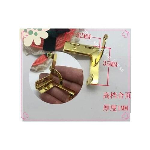 A06 Hinges for wooden wine box & decorative plane antique hinge box seven croos herringbone iron hinges accessories gift box