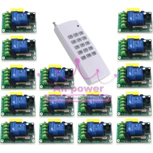 AC220V 30A 1000M 1 Channel Wireless Remote Control Switch Relay for Water Pump