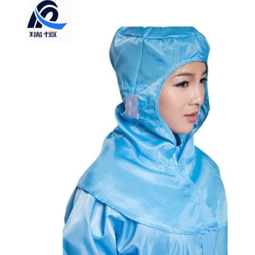 Anti-static Working Hat With Shawl Work Cap Hat Anti-Dust Shoulder Cap White/blue/pink Workshop Supplies Cap