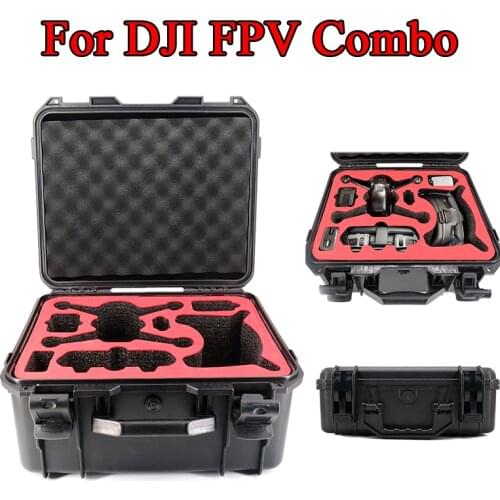 Suitcase For DJI FPV drone Portable Carrying Case ABS Waterproof Storage Box Anti-explosion Drone Accessory Bag