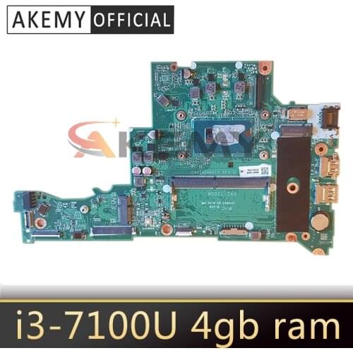 For ACER aspire A315 A315-51 Motherboard laptop computer motherboard nbgnp11008 i3-7100U/I3-7020U cpu 4gb da0zavmb8g0 Mainboard