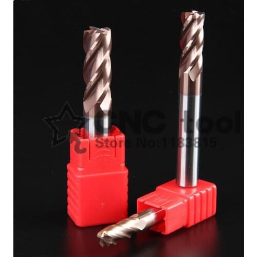 Round nose milling cutter Alloy Coating Tungsten Steel Tool Cnc Maching Hrc55 Corner Roughing Milling Cutter (R0.5/R1/R1.5/R2)