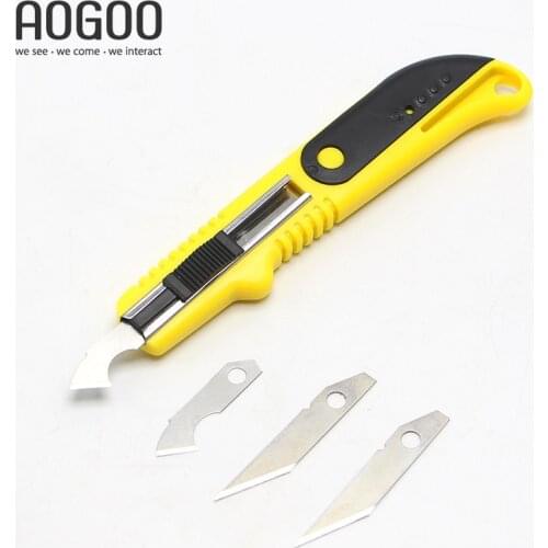 Art Knife Curved Multi-blade Pocket Knife with 4 Blade Hook