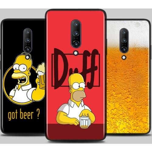 Cartoon Beer Glass For OnePlus Nord N10 N100 8T 7T 6T 5T 8 7 6 Pro Plus 5G Phone Case Cover Shell Coque