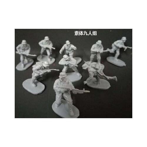 Super mini 1:72 german soldiers set 9pcs/set