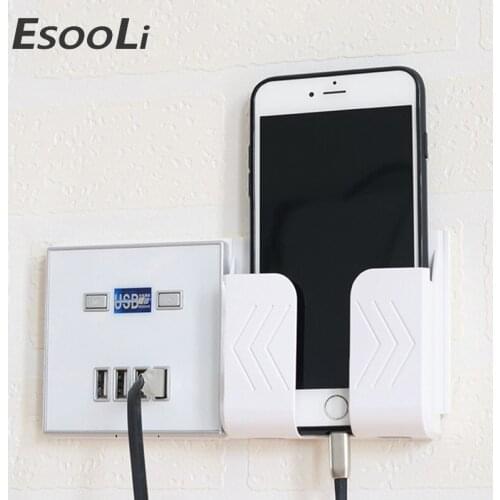 EsooLi USB Port 4A Wall Charger Adapter EU Plug Socket Power Outlet Panel Grounded Electric Wall Charger Adapter Charging