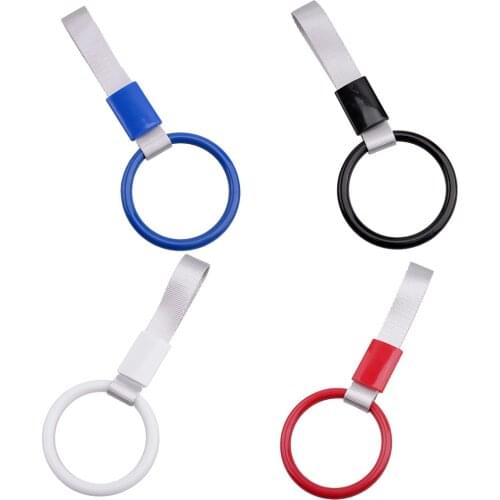 100% new Universal Car Subway Train Bus Handle Ring Hand Strap Drift Charm Round