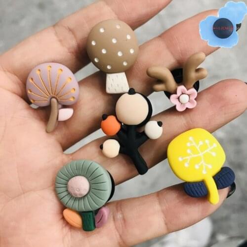 New Arrival 1pcs Branches Resin Shoes Accessories Garden Shoe Decorations Fit Croc Jibz Charm Backpack Kids Holiday Gifts