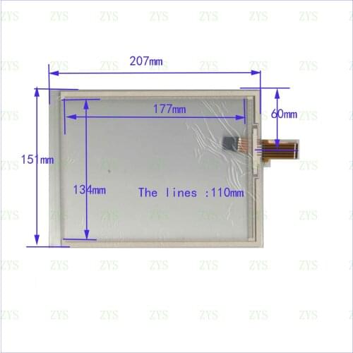 ZhiYuSun 208mm*151mm 10.1inch 5lines esistive touch panel ,208*151 Industrial application