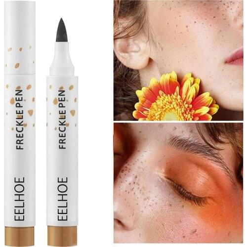 1Pcs Natural Lifelike Freckle Pen Simulation Freckles Brown Pen Makeup Waterproof Dot Spot Pen Makeup Tool Pens