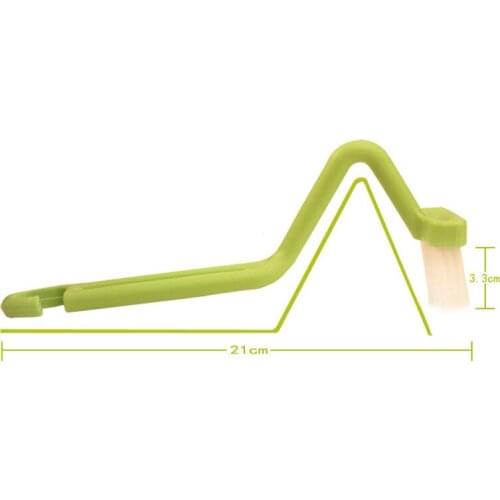 1PCS S-shaped Toliet Brushes Cleaning Kitchen Side Corners Curved Clean Window Households Brushed Cleaner Brushes Closestool