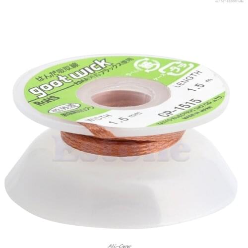2018 5 ft 1.5mm Desoldering Braid Solder Remover Wick CP-1515 1PC