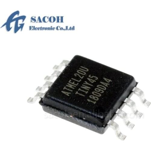 5PCS/lot New OriginaI ATTINY45-20SU ATMEL20U TINY45 or ATTINY45-20PU or ATTINY45V-10SU ATTINY45V-10PU SOP-8 8bit Microcontroller