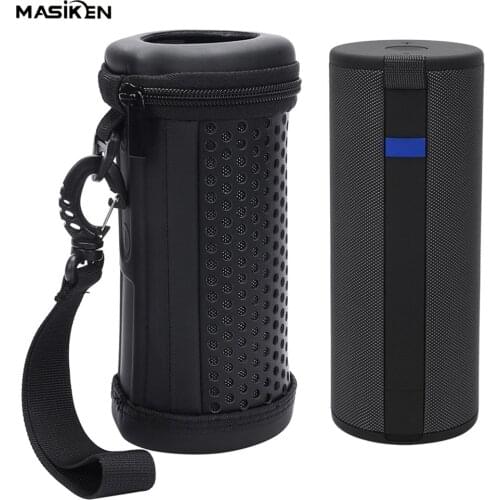 EVA +PU Leather Case Bag for Logitech Ultimate Ears UE MEGABOOM 3 Bluetooth Wireless Speaker Protect Shell Travel Carrying Case