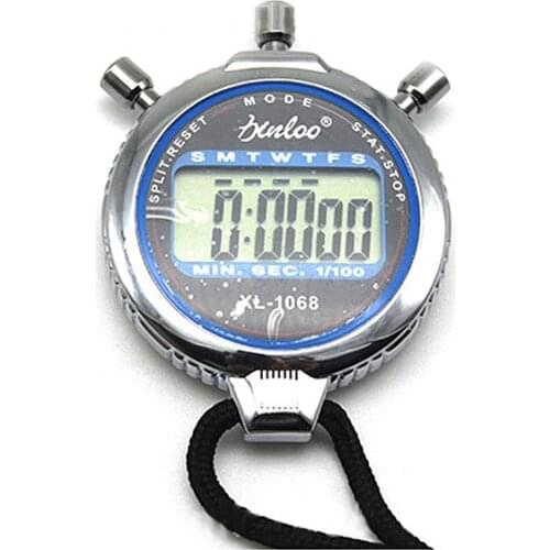 Digital Stopwatch LCD Timer Stop Watch Swimming Running Timing For Sports Competition Fitness Electronic Sport Chronometre