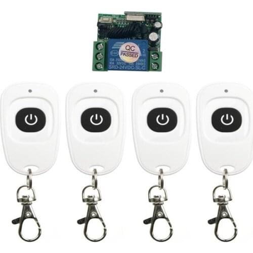 DC 24 v 1channel mini RF wireless Video remote control light switch receiver transmitter 315/433MHZ Electric Door