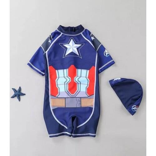 Kids Swimwear Boy One Piece Children Swimsuit Cartoon Dinosaur Shark Swimming Pool Boys Sport UPF50+ Beachwear Baby Bathing Suit