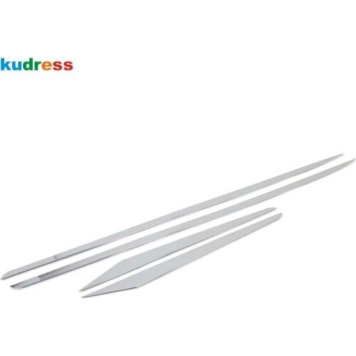 For Toyota Prius Hatchback 2019 2020 ABS Chrome Car Side Door Trim Strip Molding Stream Panel Bumper Hoods Styling Accessories