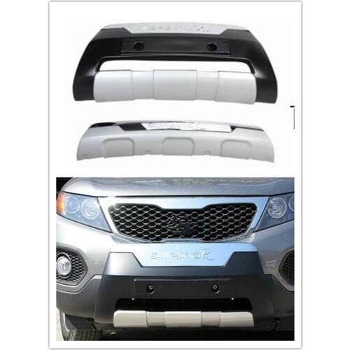For 2010-2012 KIA Sorento ,Car styling High quality plastic ABS Chrome Front+Rear bumper cover trim