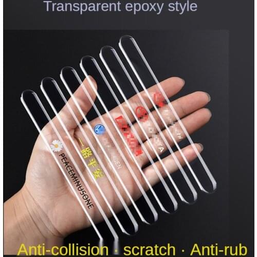 Car Door Transparent Anti-collision Protector Bar Stickers Side Edge Protection Guards Rear View Mirror Cover Protection Strip