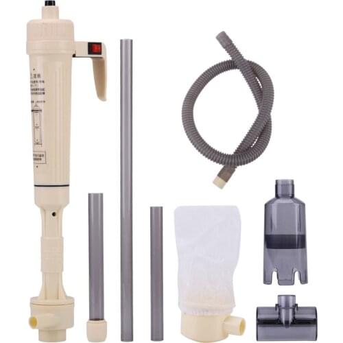 Electric Aquarium Water Change Cleaning Tools Water Changer Gravel Cleaner Siphon for Fish Tank Water Filter Pump